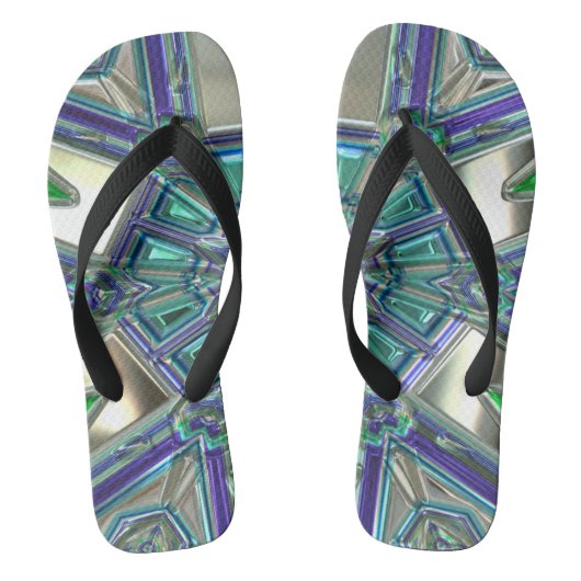 Tongs Flip Flop Fractale Cristal Vert (Semelle)