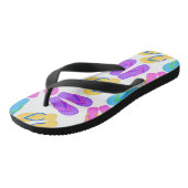 Tongs Flip flop motif plage fun (Incliné)