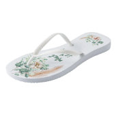 Tongs Flip Flop personnalisé, thème Eucalyptus (Incliné)