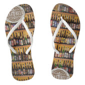 Tongs Flip Flops Beer Beach Fun (Semelle)
