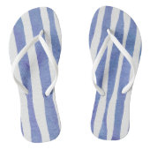 Tongs Flip Flops - Blue Stripe Pattern (Semelle)