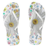 Tongs Flip Flops Daisy Summer Beach (Semelle)