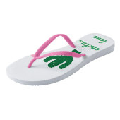 Tongs Flip Flops d'amour de Cactus (Incliné)
