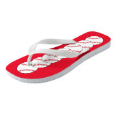 Tongs Flip Flops de BaseBall (Incliné)