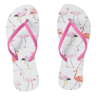 Tongs Flip-flops de Flamant rose