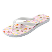 Tongs Flip Flops de la fête de Cupcake (Incliné)