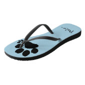 Tongs Flip Flops - Empreintes de pattes polydactyles (Incliné)