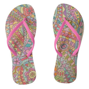 Tongs Flip Flops femmes, Slim Straps
