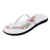 Tongs Flip Flops Floral Bumblebebe Fun (Incliné)