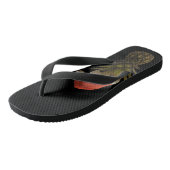 Tongs Flip Flops Hawaiian Ananas Santa Hat (Incliné)