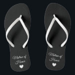 Tongs Flip-Flops - Heart Fab Matron d'honneur<br><div class="desc">Flip Flops pour les membres de votre fête nuptiale ! Facilement personnalisable,  changez les couleurs de la sangle,  les couleurs uniques,  ajoutez du texte ou d'autres images !</div>