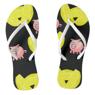 Tongs Flip Flops Lemon