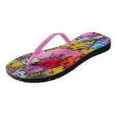 Tongs Flip flops pour dame chats 05 (Incliné)