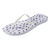 Tongs Flip Flops - Purple Pattern (Incliné)