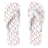 Tongs Flip Flops/Red Hearts (Semelle)