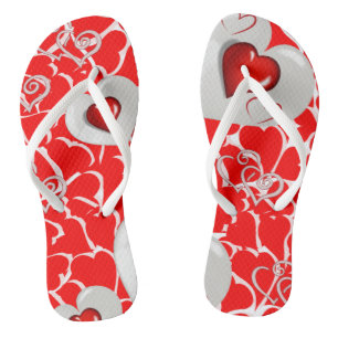 Tongs Flip Flops Saint Valentin