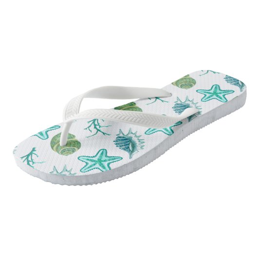 Tongs Flip Flops-Seashells (Incliné)