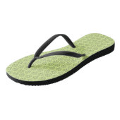 Tongs Flip-Flops - Spirales noires perlées (Incliné)