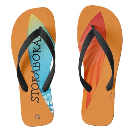 Tongs Flip Flops STOKABOKA ! 2 (Conseils de Surf) (Semelle)