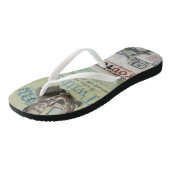 Tongs Flip Flops sur les médias sociaux (Incliné)
