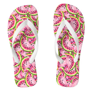 Tongs Flip Flops surprises de pastèque
