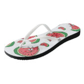 Tongs Flip Flops Watermelon Fruit Fun Été (Incliné)