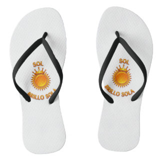 Tongs Flip Flops with Sol Brillo Sola Logo | Inspiration