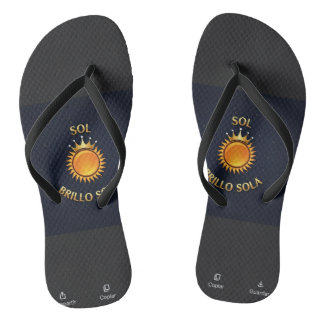 Tongs Flip Flops with Sol Brillo Sola Logo | Inspiration
