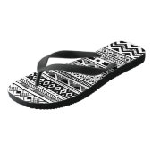 Tongs Flipflop Sandales Boho Buffalo Motif tribal Bohem (Incliné)