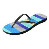 Tongs Flipflops bleu et or (Incliné)