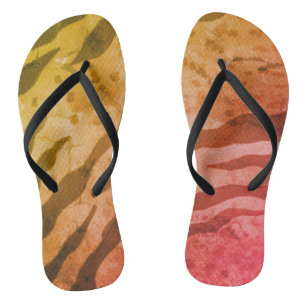 Tongs Flipflops Safari poster de animal