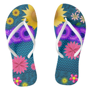 Tongs Floraux