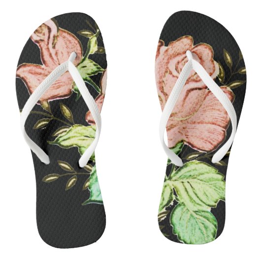 Tongs Floraux (Semelle)