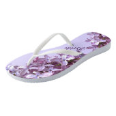 Tongs Flore Lilac Fleurs Mariages Flip Flops (Incliné)