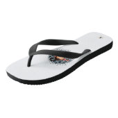 Tongs FloState Méditant Singe Flip Flops Sandales (Incliné)