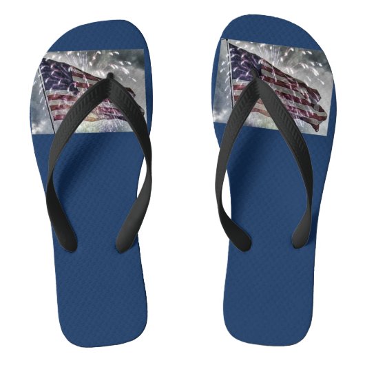 Tongs Fond de feux d'artifice   (Semelle)