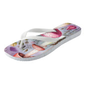 Tongs Forêt de champignons mignons (Incliné)