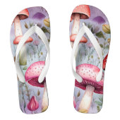 Tongs Forêt de champignons mignons (Semelle)