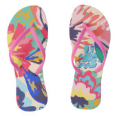 Tongs Forêt et rose (Semelle)