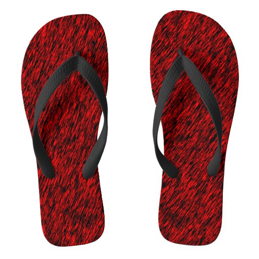 Tongs "Forêt rouge" (Semelle)