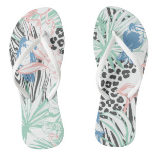 Tongs Forêt tropicale Abstraite