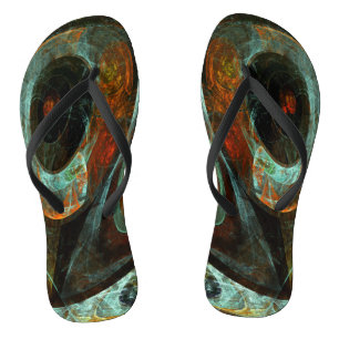 Tongs Fractionner l'art Abstrait