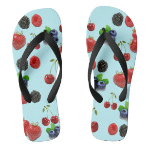 Tongs Framboise à bleuet framboise Blackberry FlipFlop