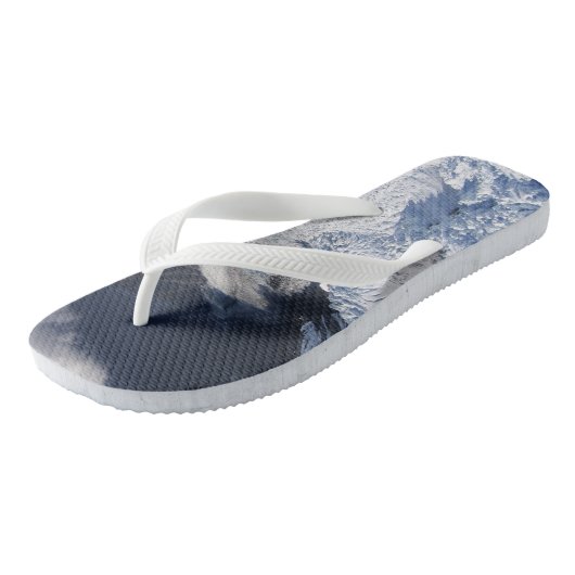 Tongs Franz Josef Glacier Vue aérienne, Nouvelle-Zélande (Incliné)