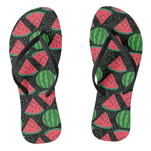 Tongs Fruit seamless pattern | Fruit surface pattern 43 (Semelle)