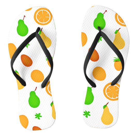 Tongs Fruits exotiques Conception Motif (Semelle)