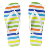 Tongs Fun Bright and Bold - Stripes modernes (Semelle)