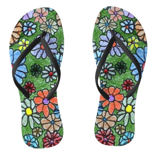 Tongs "Fun Floral #2" (Semelle)