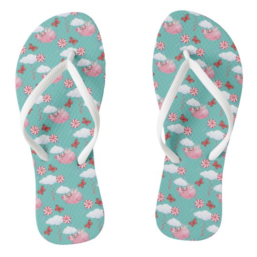 Tongs Funny Flying Pig Motif (Semelle)