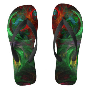Tongs Genesis Green Art Abstrait